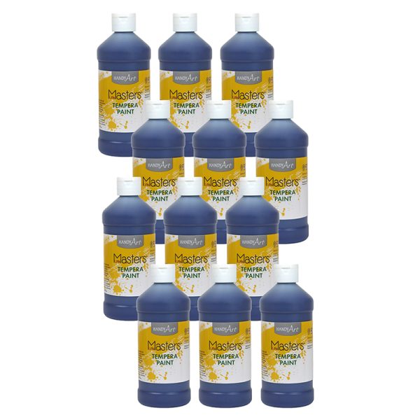 Little Masters® Tempera Paint, Violet, 16 oz., Pack of 12