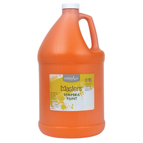 Little Masters® Tempera Paint, Orange, Gallon