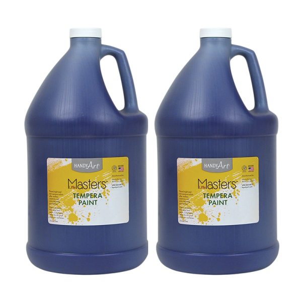 Little Masters® Tempera Paint, Violet, Gallon, Pack of 2