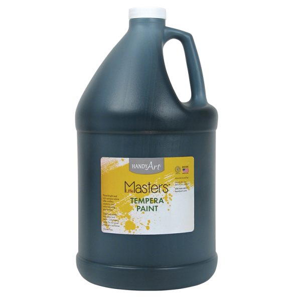 Little Masters® Tempera Paint, Black, Gallon