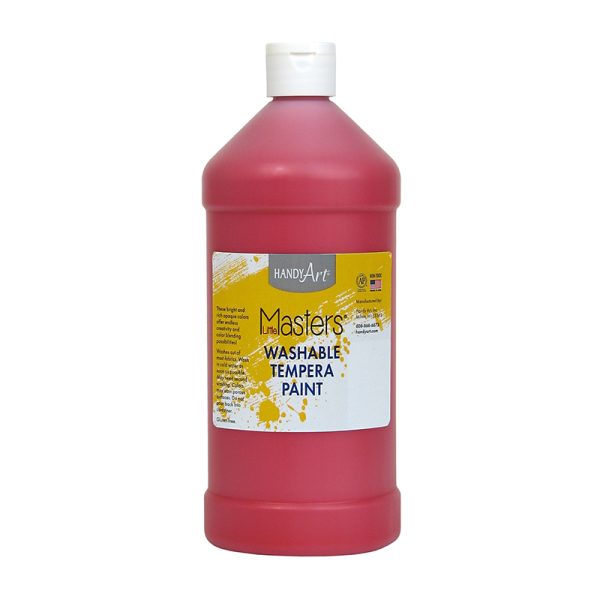 Little Masters® Washable Tempera Paint, Red, 32 oz.