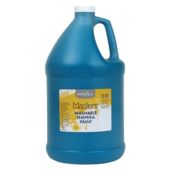 Little Masters® Washable Tempera Paint, Turquoise, Gallon