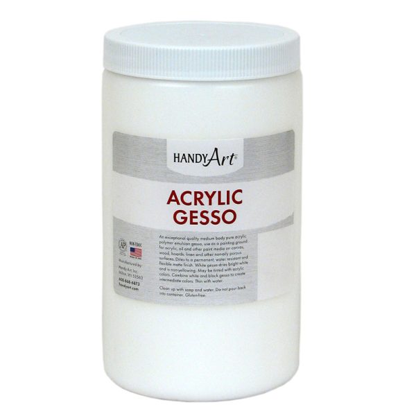 Acrylic Gesso, 32 oz.