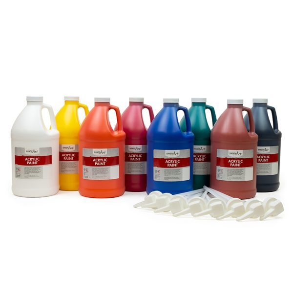 Acrylic 8 - Half Gallon Primary Set