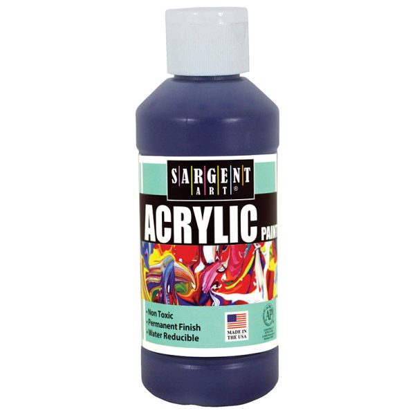 Acrylic Paint, Violet, 8 oz.