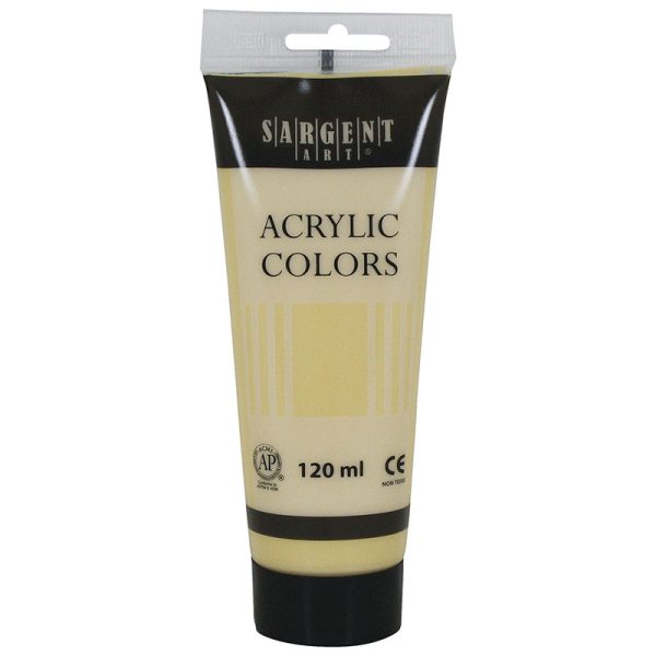 Acrylic Paint Tube, 120 ml, Naples Yellow