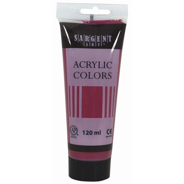 Acrylic Paint Tube, 120 ml, Alizarin Crimson