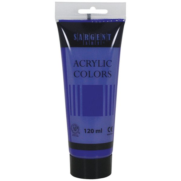 Acrylic Paint Tube, 120 ml, Dark Cobalt Violet