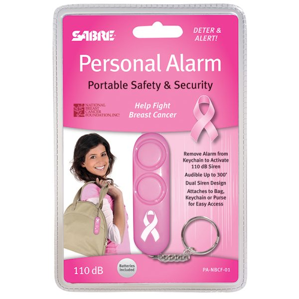 Personal Alarm - Pink (Supports NBCF)