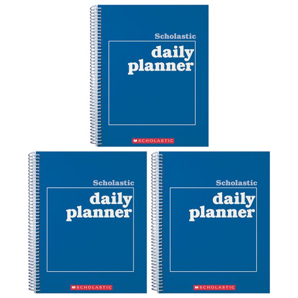 Scholastic Daily Planner, Pack of 3