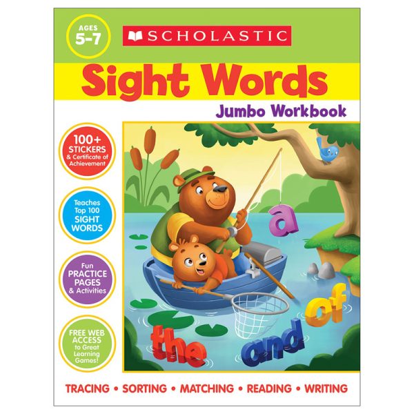 Scholastic Sight Words Jumbo Workbook