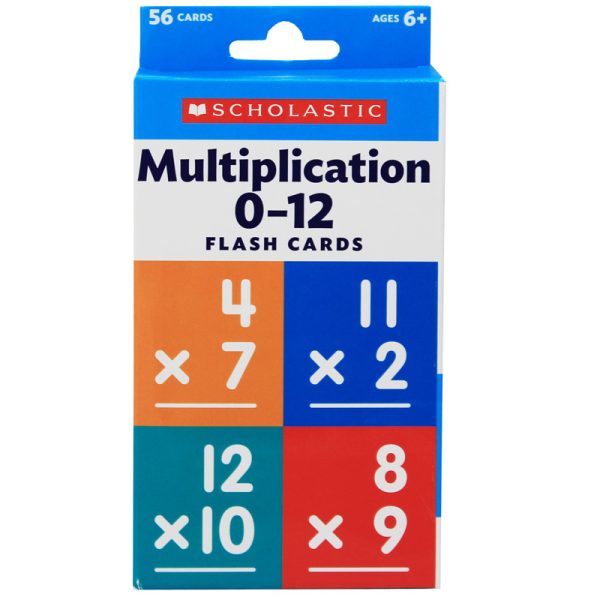 Flash Cards: Multiplication 0 - 12