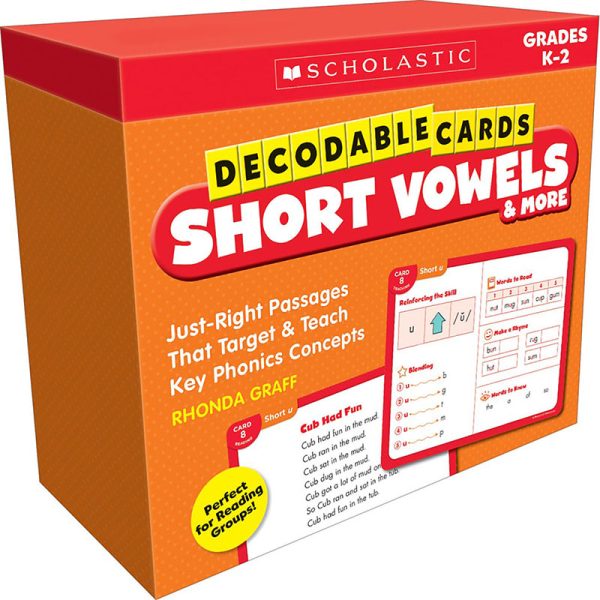 Decodable Cards: Short Vowels & More