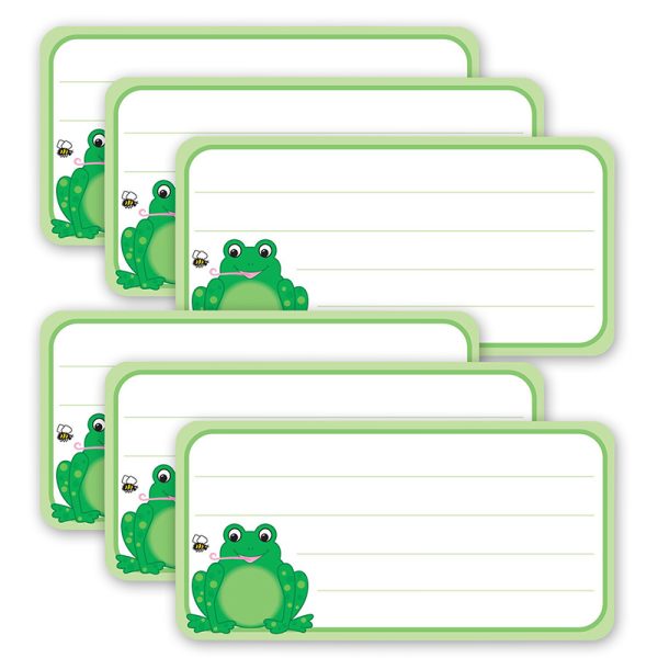 Frog Nameplates, 36 Per Pack, 6 Packs