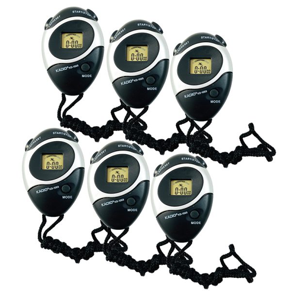 Digital Stopwatch, Pack of 6