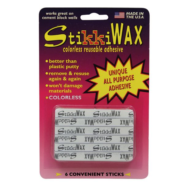 StikkiWAX™ Adhesive Bars/Sticks, Pack of 6