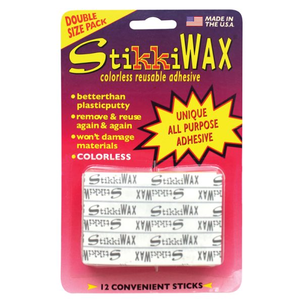 StikkiWAX™ Adhesive Bars/Sticks, Pack of 12