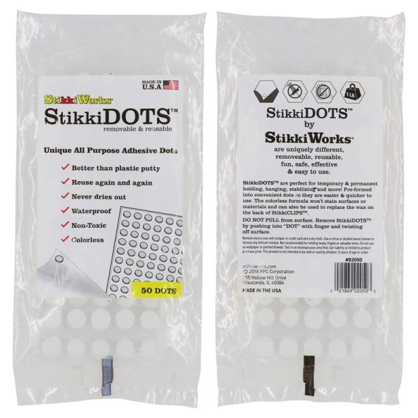 StikkiDOTS™, Adhesive Dots, Pack of 50