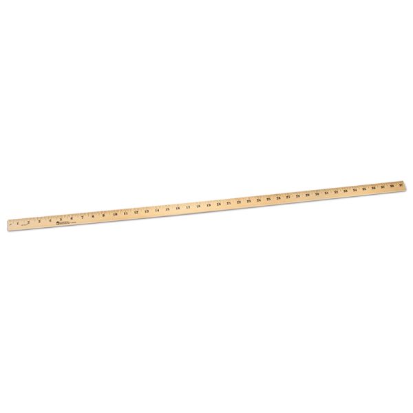 Wooden Meter Stick, Plain Ends