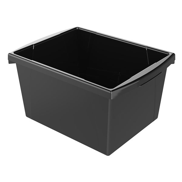 Small Classroom Storage Bin, Black