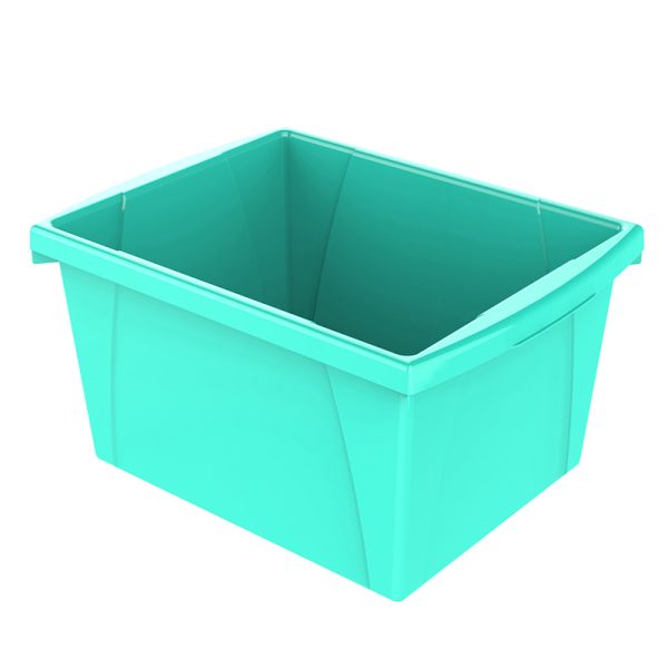 4 Gallon Storage Bin, Teal