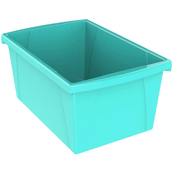 Medium Classroom Storage Bin, Teal