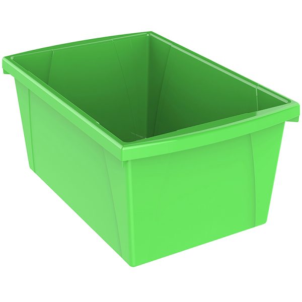 Medium Classroom Storage Bin, Green