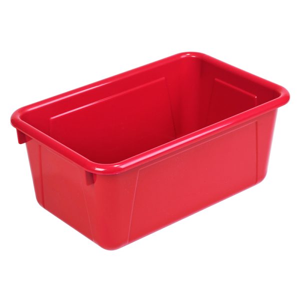 Small Cubby Bin, Red