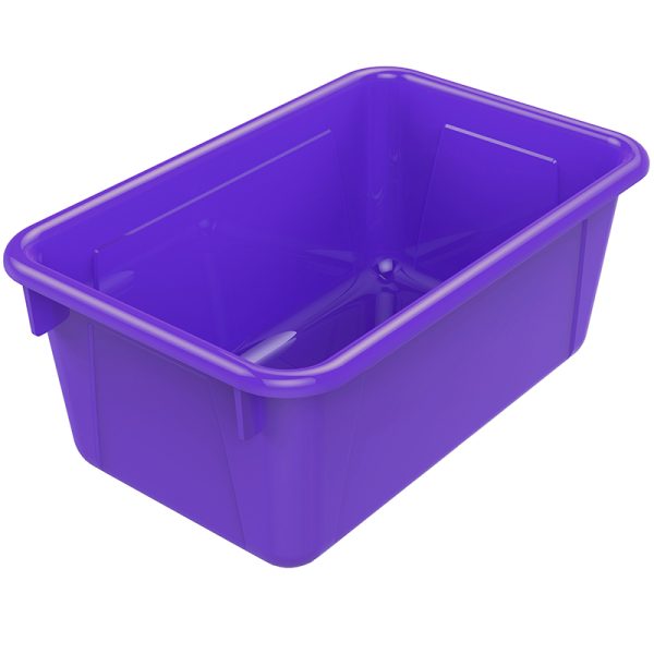 Small Cubby Bin, Purple