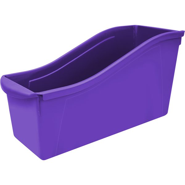 Large Book Bin, Purple