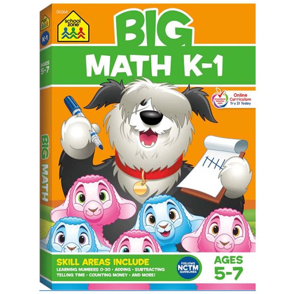 Big Workbook Math, Grades K-1