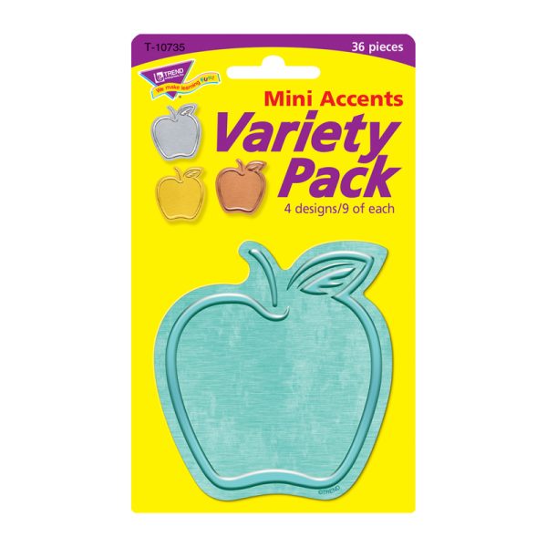 I ♥ Metal™ Apples Mini Accents Variety Pack, 36 ct