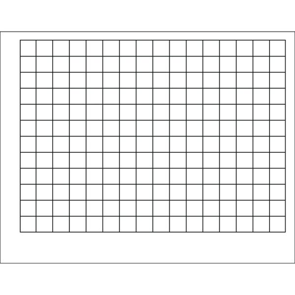 Graphing Grid (1 1/2" Squares) Wipe-Off® Chart, 22" x 28"