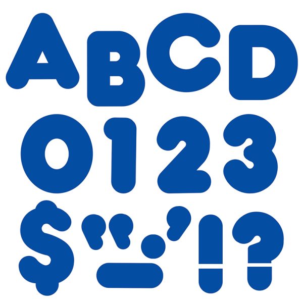 Royal Blue 4" Casual Uppercase Ready Letters®