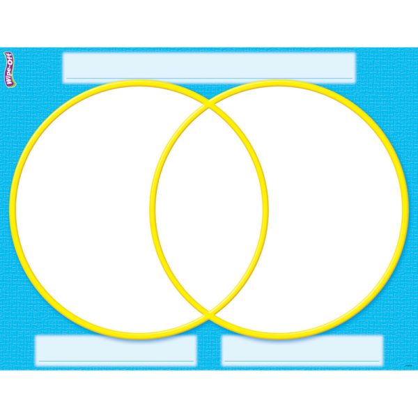 Venn Diagram Wipe-Off® Chart, 17" x 22"