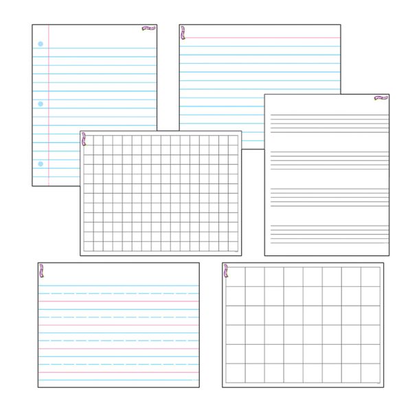 Papers & Grids Wipe-Off® Charts Combo Pack