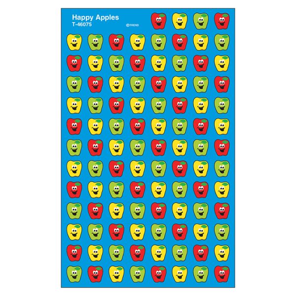 Happy Apples superShapes Stickers, 800 ct