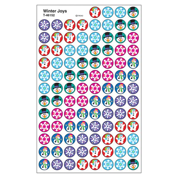 Winter Joys superSpots® Stickers, 800 ct