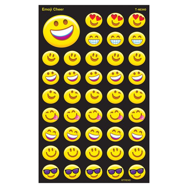 Emotion Icon Cheer superShapes Stickers-Large, 336 ct