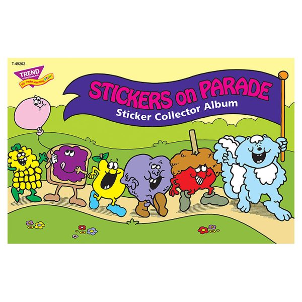 Stickers on Parade Sticker Collector Album, 16 Pages, 8.5" x 5.5"