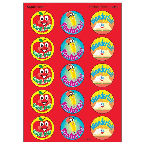 School Time/Apple Stinky Stickers®, 60 ct.