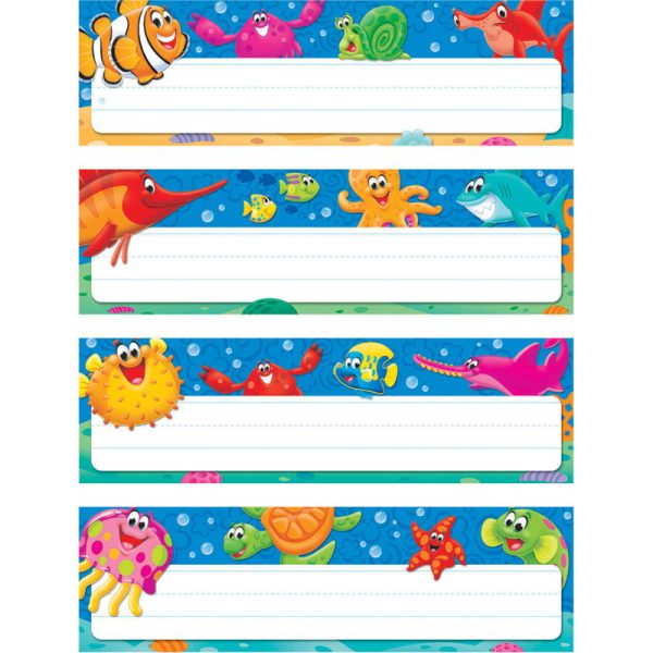 Sea Buddies™ Desk Toppers® Name Plates Var. Pk., 32 ct