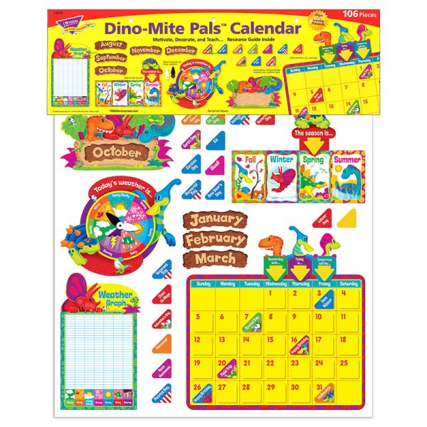 Dino-Mite Pals® Calendar Bulletin Board Set