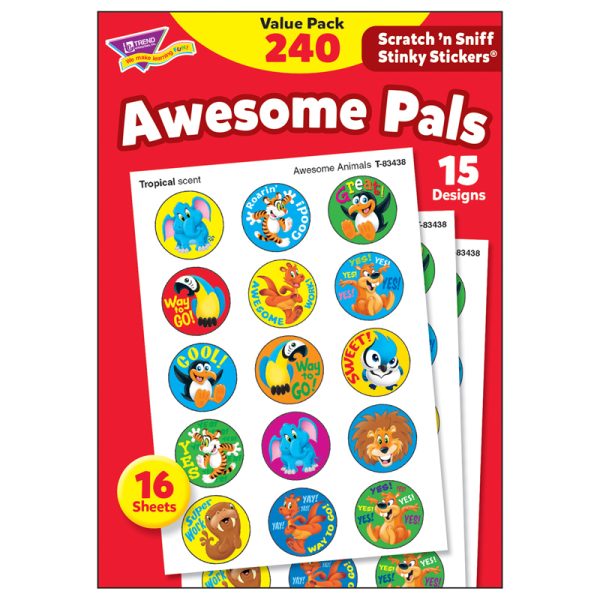 Awesome Pals Stinky Stickers® Value Pack, 240 ct.