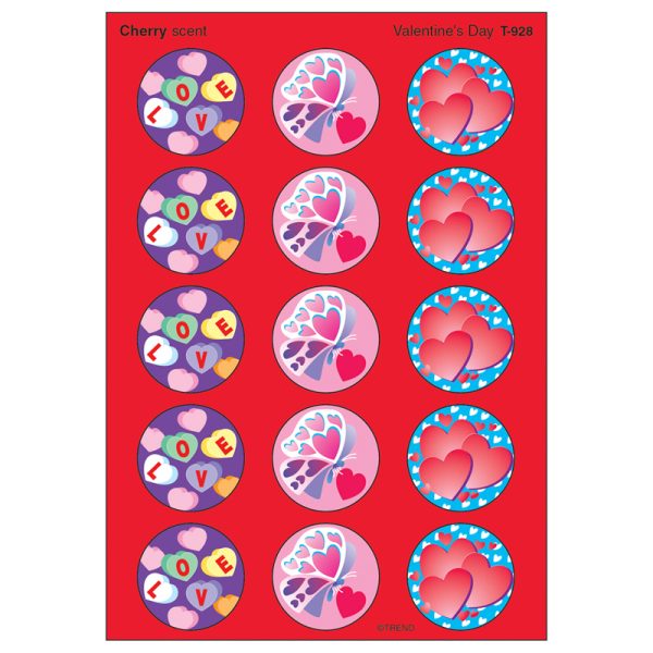 Valentine's Day/Cherry Stinky Stickers®, 60 ct.