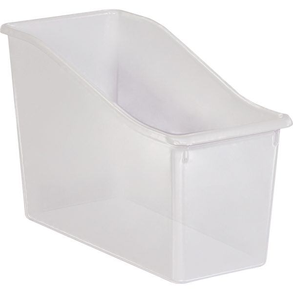 Plastic Book Bin, Clear