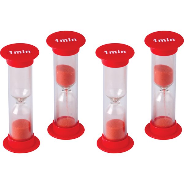 1 Minute Sand Timers - Mini - Pack of 4