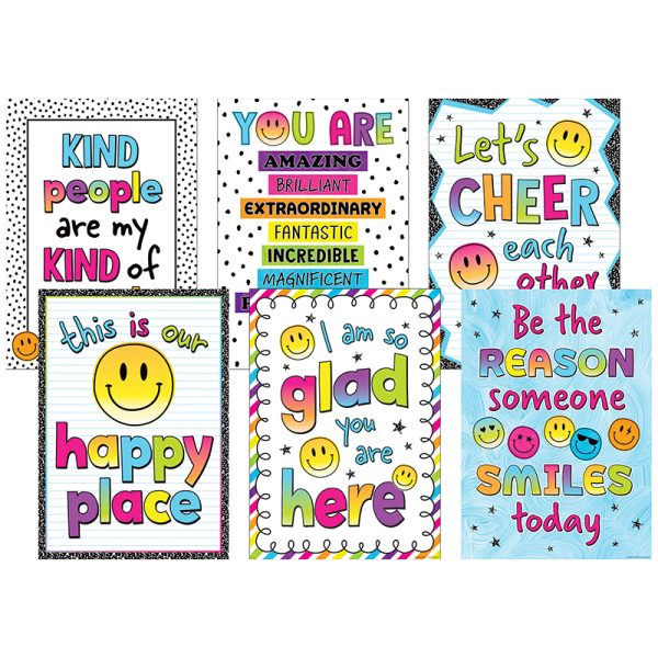 Brights 4Ever Positive Posters, Set of 6