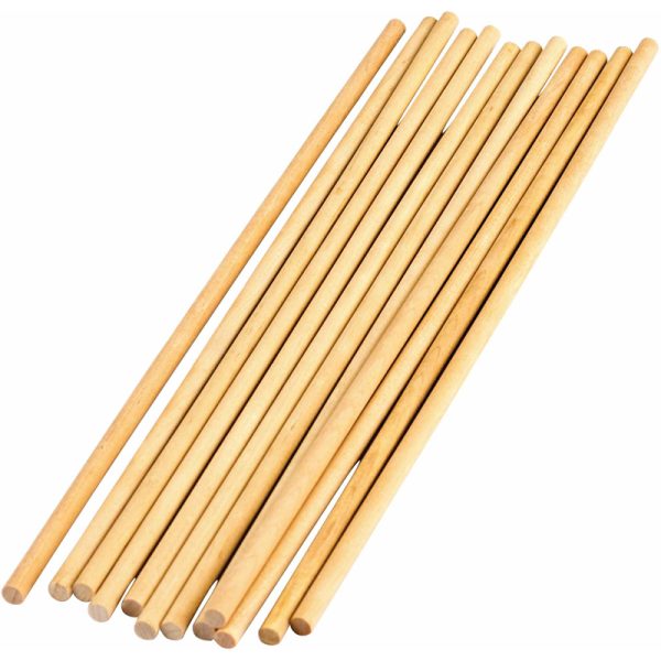 STEM Basics: 1/4" Wood Dowels, 12 Per Pack, 12 Packs