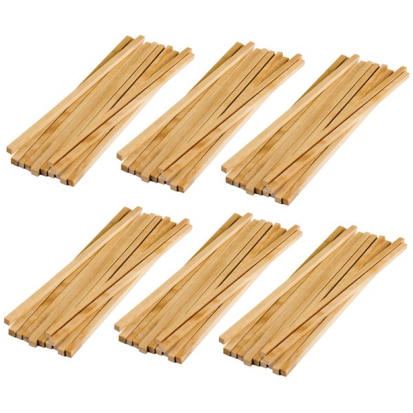 STEM Basics: Square Wood Dowels, 12 Per Pack, 6 Packs